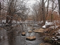 Creek Winter From Bridge